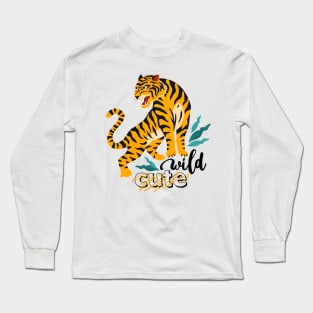 wild tiger Long Sleeve T-Shirt